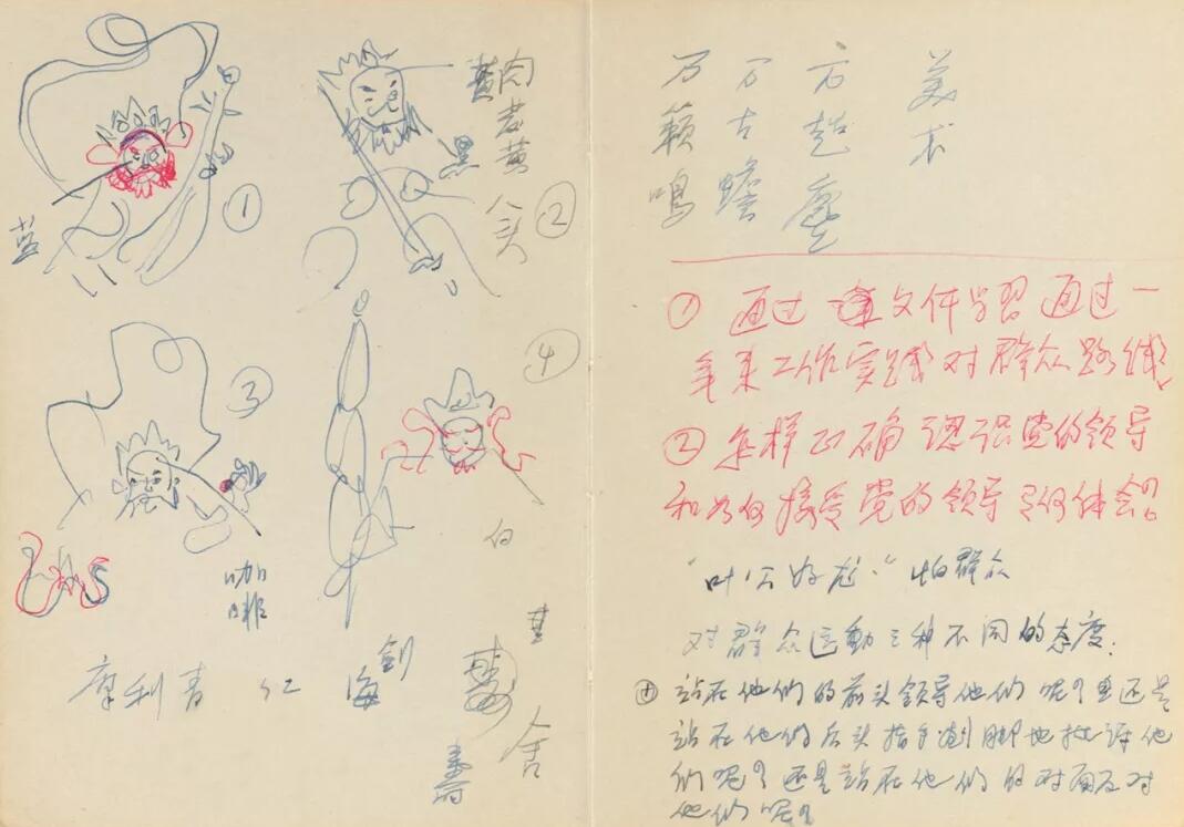 1959年，張光宇筆記本里有關大鬧天宮的草圖.jpg