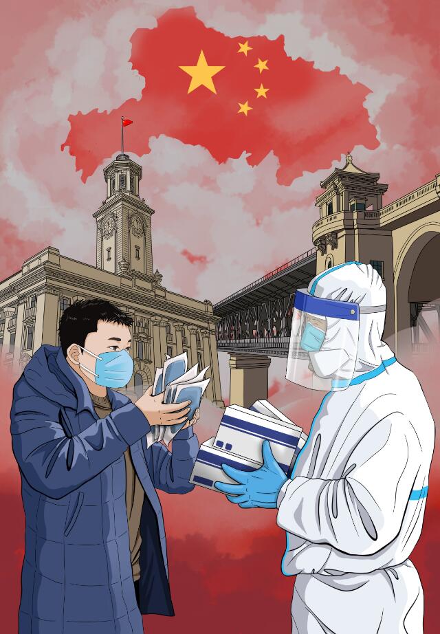 武漢抗疫新冠病毒簡筆畫，武漢必勝.jpg