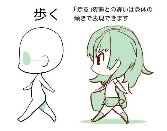 手繪動漫設(shè)計：肝不肝你說了算！人體姿勢素材大分享