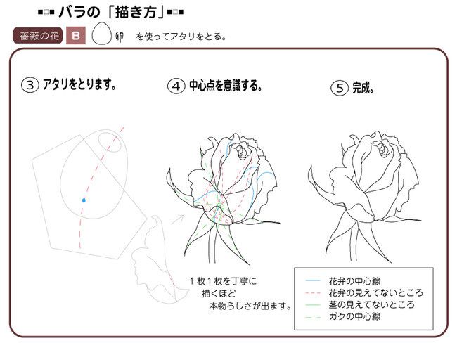 各種花的簡單畫法，一步一步教你畫鮮花