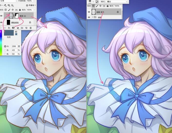 Photoshop動漫角色上色畫法教程十九.jpg Photoshop動漫角色上色畫法教程十九.jpg