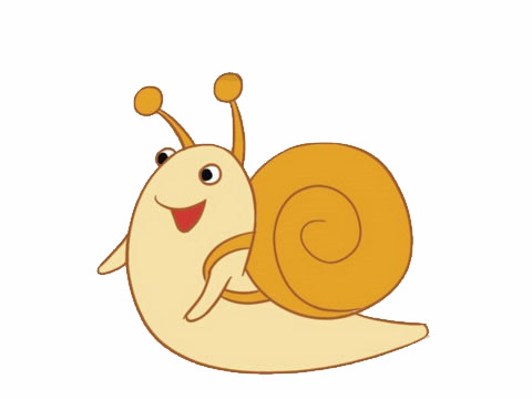蝸牛簡(jiǎn)筆畫(huà)圖片