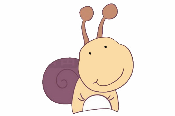 蝸牛簡(jiǎn)筆畫(huà)圖片