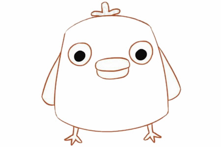 小雞簡(jiǎn)筆畫圖片