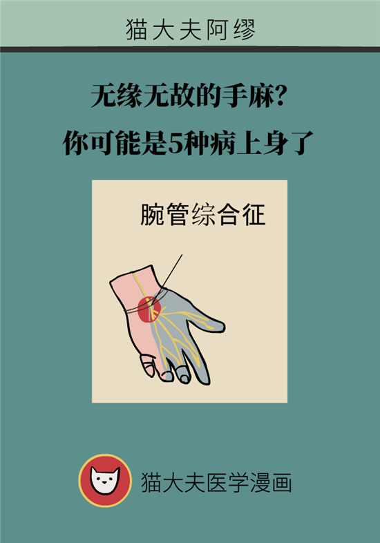 無(wú)緣無(wú)故的手麻，這是身體發(fā)出的什么信號(hào)？