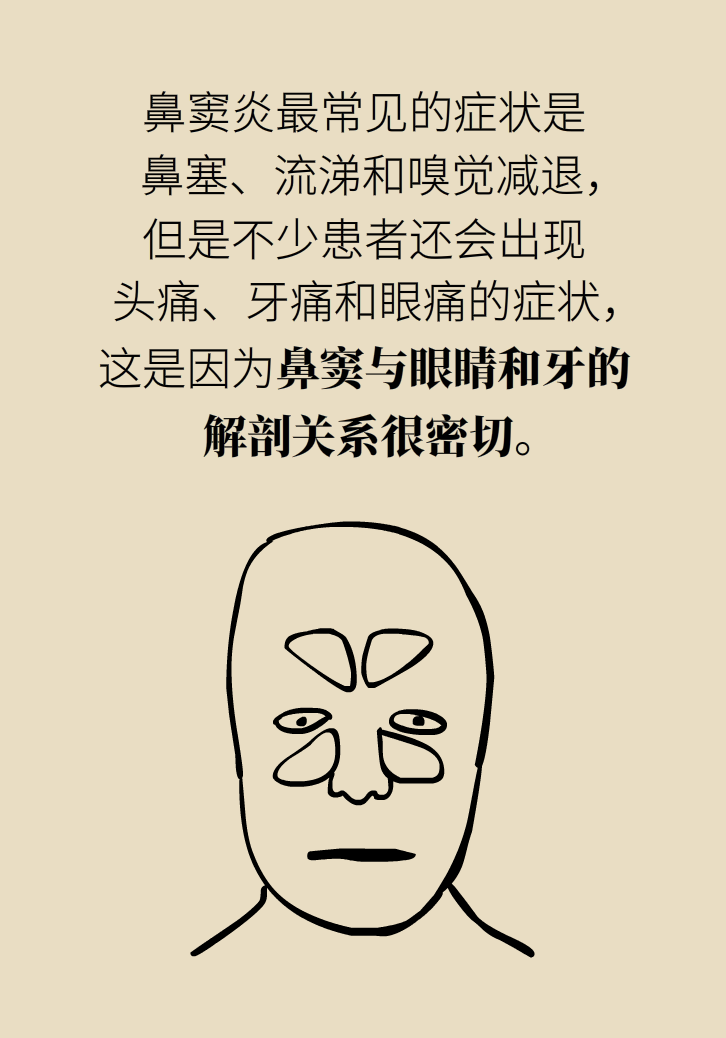 為什么鼻竇發(fā)炎，疼的卻是頭、眼和牙？