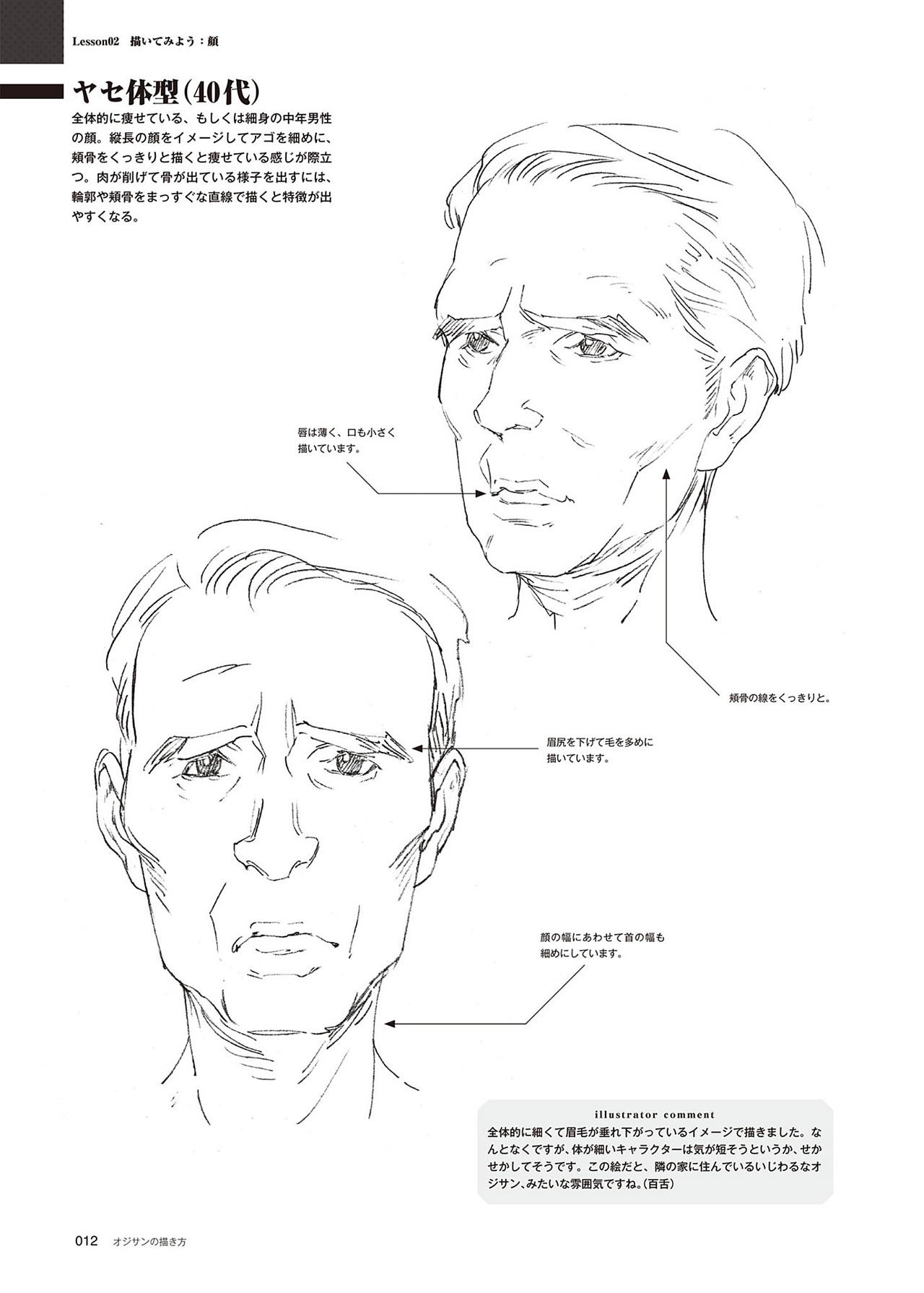 動漫中老年人角色怎么畫？