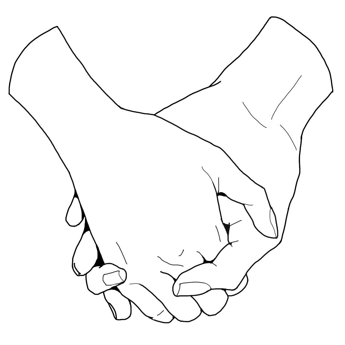 情侶戀愛(ài)中的手部動(dòng)作姿態(tài)怎么畫(huà)？