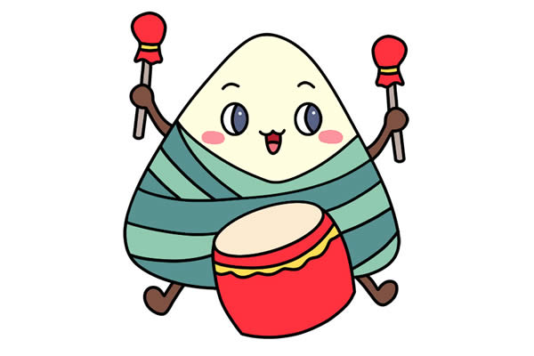 粽子怎么畫呢？