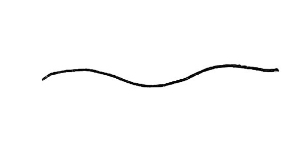 海浪簡(jiǎn)筆畫(huà)步驟教程