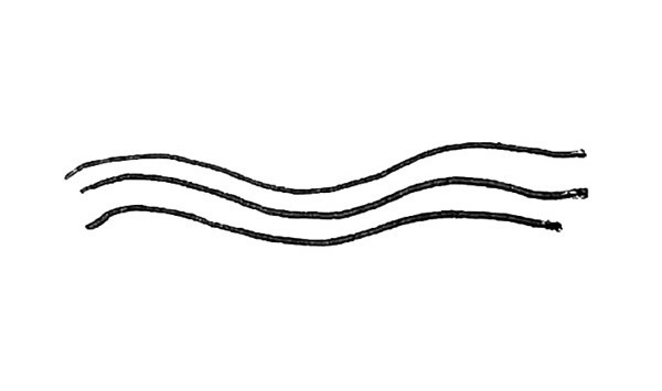 海浪簡(jiǎn)筆畫(huà)步驟教程