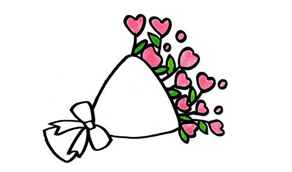 一束鮮花的簡(jiǎn)單畫(huà)法_一束鮮花簡(jiǎn)筆畫(huà)步驟圖片