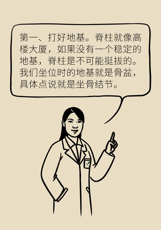 正確坐姿科普動漫制作：抬頭挺胸竟然不是最正確的姿勢？