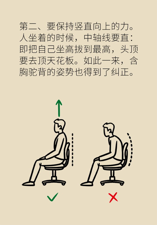 正確坐姿科普動漫制作：抬頭挺胸竟然不是最正確的姿勢？