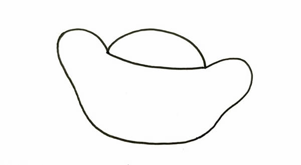 卡通元寶簡(jiǎn)筆畫(huà)教程，元寶怎么畫(huà)簡(jiǎn)單的方法