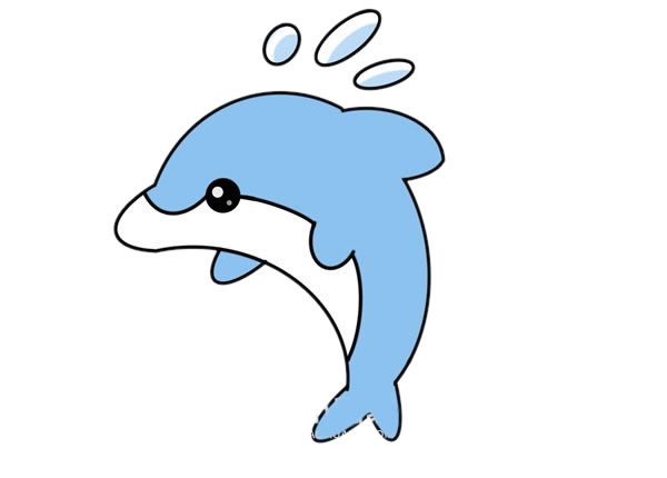 海豚怎么畫呢？