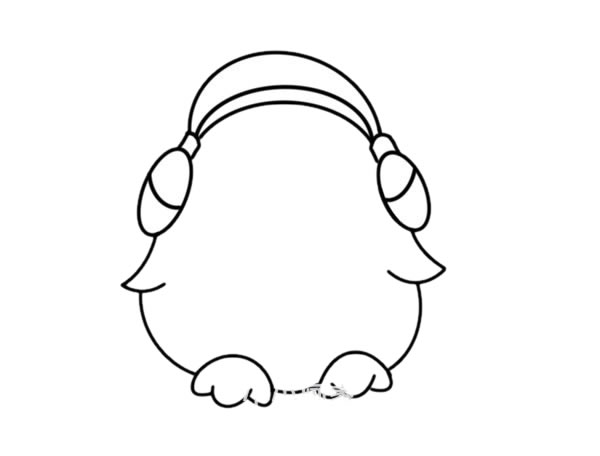 卡通企鵝簡(jiǎn)筆畫(huà)圖片