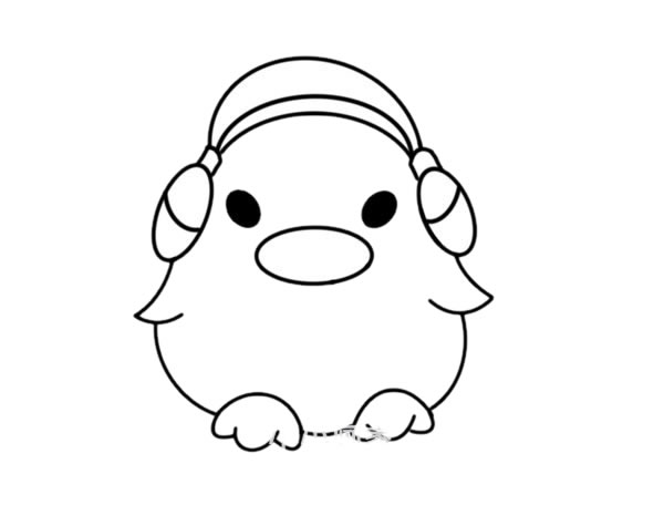卡通企鵝簡(jiǎn)筆畫(huà)圖片