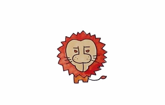 獅子怎么畫？