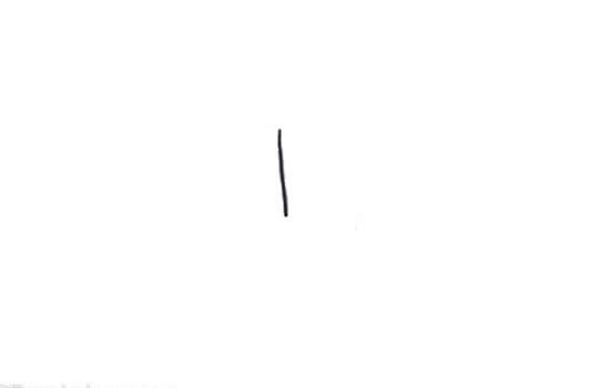 用數(shù)字畫(huà)七星瓢蟲(chóng)簡(jiǎn)筆畫(huà),把數(shù)字1變成七星瓢蟲(chóng)