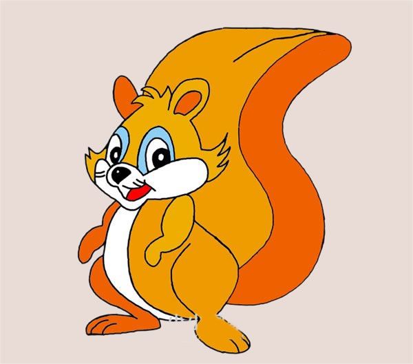 松鼠怎么畫？