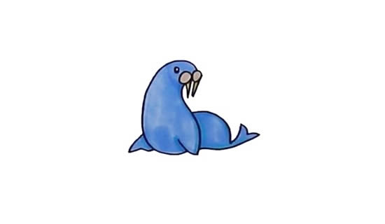 海豹怎么畫？