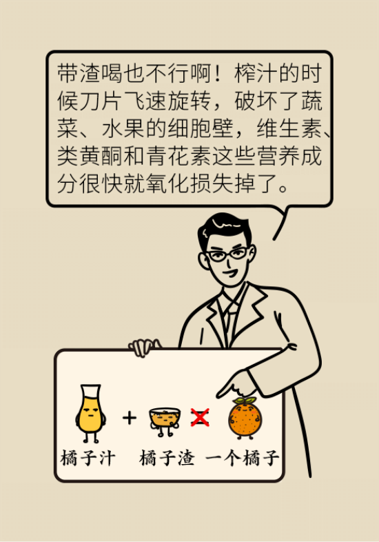 鮮榨果蔬汁排毒減肥？當(dāng)心你的營養(yǎng)流失更多