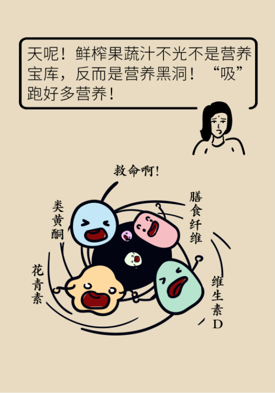 鮮榨果蔬汁排毒減肥？當(dāng)心你的營養(yǎng)流失更多