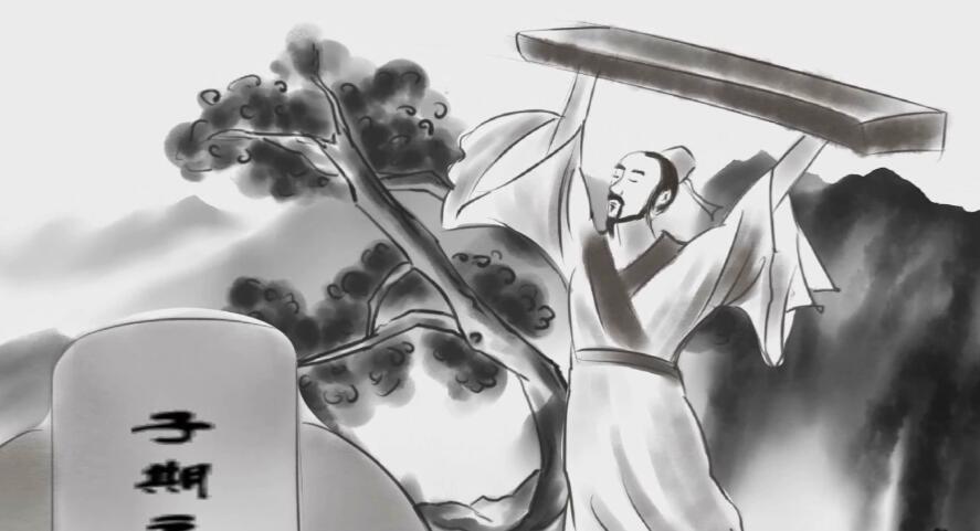 高山流水子期摔琴.jpg 高山流水子期摔琴.jpg