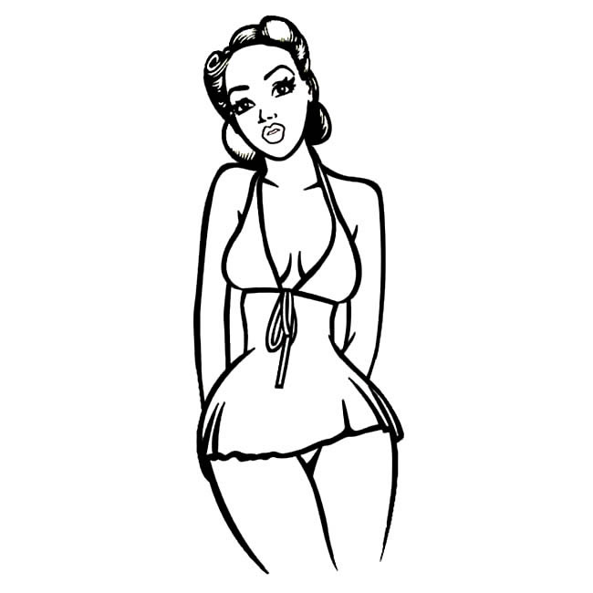 性感美女怎么畫？