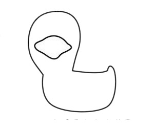 鴨子簡(jiǎn)筆畫(huà)圖片步驟四