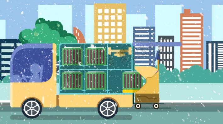 微型快遞車打開(kāi)倉(cāng)門、降下叉子,快遞機(jī)器人打開(kāi)前門對(duì)準(zhǔn)叉子向前移動(dòng)緊貼叉臂.jpg 微型快遞車打開(kāi)倉(cāng)門、降下叉子,快遞機(jī)器人打開(kāi)前門對(duì)準(zhǔn)叉子向前移動(dòng)緊貼叉臂.jpg