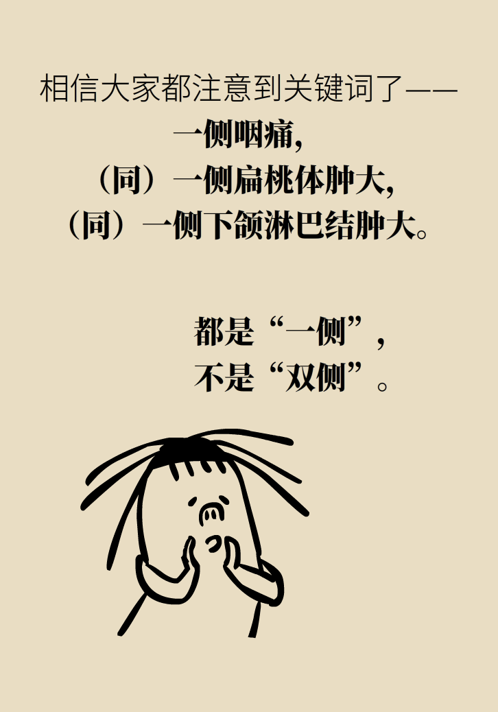 單側(cè)扁桃體腫大更兇險(xiǎn)！謹(jǐn)防惡性腫瘤