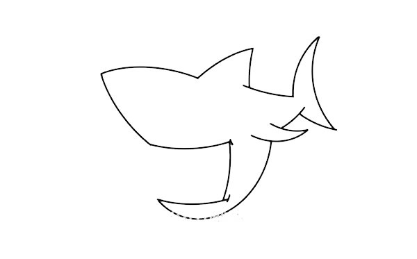 鯊魚 鯊魚怎么畫簡筆畫簡單又漂亮