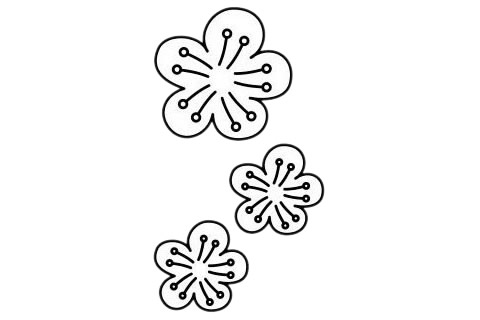 梅花簡(jiǎn)筆畫圖片