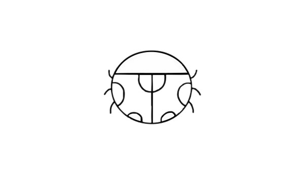 七星瓢蟲 七星瓢蟲簡筆畫圖片