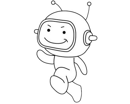 宇航員 宇航員簡筆畫圖片