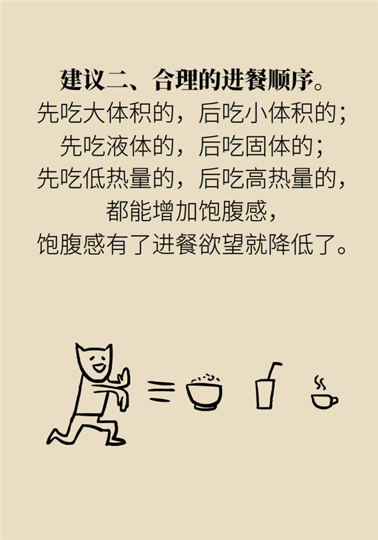 減肥進(jìn)餐順序 減肥科普制作動漫