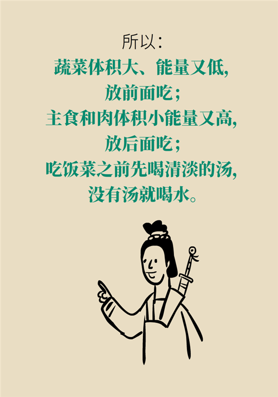 減肥進(jìn)餐順序 減肥科普制作動漫