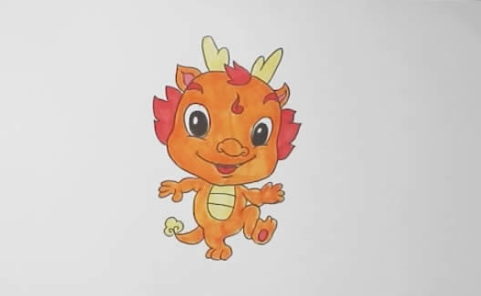 龍 卡通小龍怎么畫簡筆畫簡單漂亮