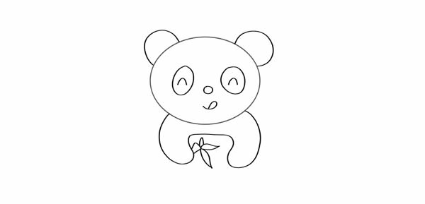 大熊貓?jiān)趺串?huà)簡(jiǎn)筆畫(huà)簡(jiǎn)單又可愛(ài)