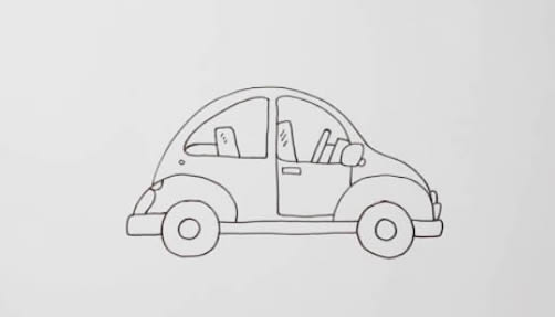 汽車 小汽車怎么畫簡筆畫簡單好看
