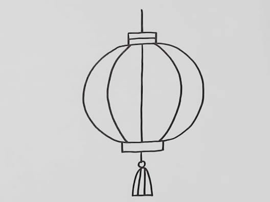 燈籠怎么畫簡(jiǎn)單又好看步驟畫法