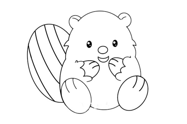土撥鼠 彩色土撥鼠怎么畫簡(jiǎn)筆畫簡(jiǎn)單可愛