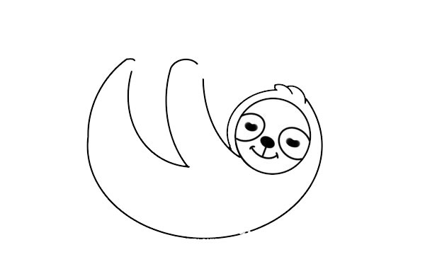 樹(shù)上的可愛(ài)樹(shù)懶怎么畫(huà)簡(jiǎn)筆畫(huà)簡(jiǎn)單又漂亮