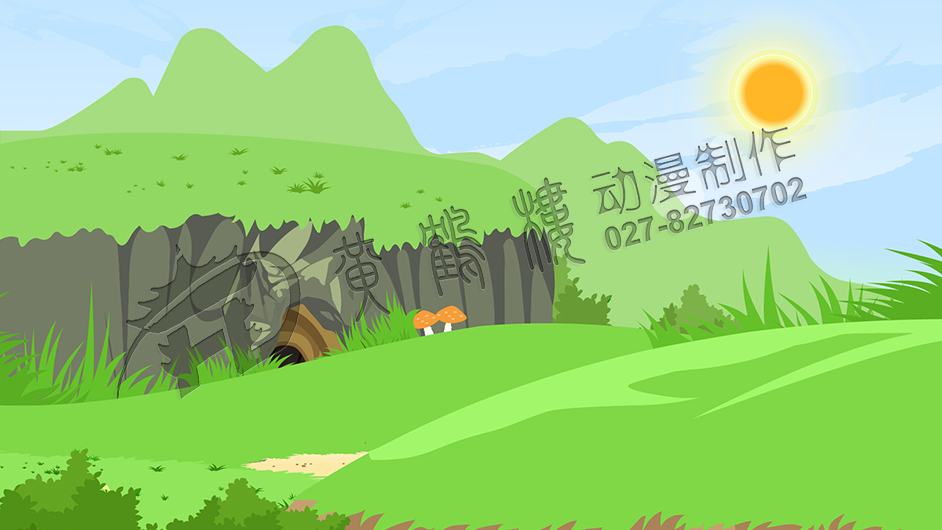 兔子坡動畫片制作兔子巢穴