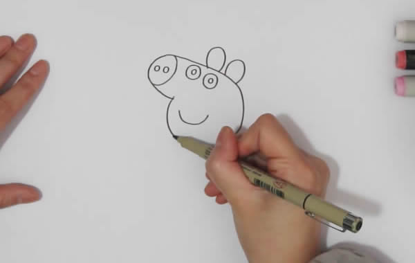 小豬佩奇怎么畫(huà)簡(jiǎn)筆畫(huà)簡(jiǎn)單又漂亮