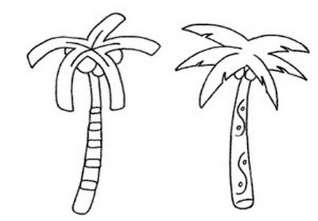 椰子樹(shù)怎么畫簡(jiǎn)筆畫簡(jiǎn)單又好看