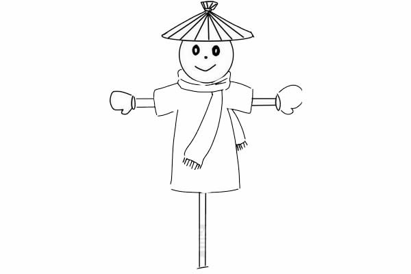 稻草人怎么畫簡(jiǎn)筆畫簡(jiǎn)單又好看