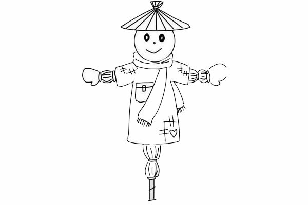 稻草人怎么畫簡(jiǎn)筆畫簡(jiǎn)單又好看